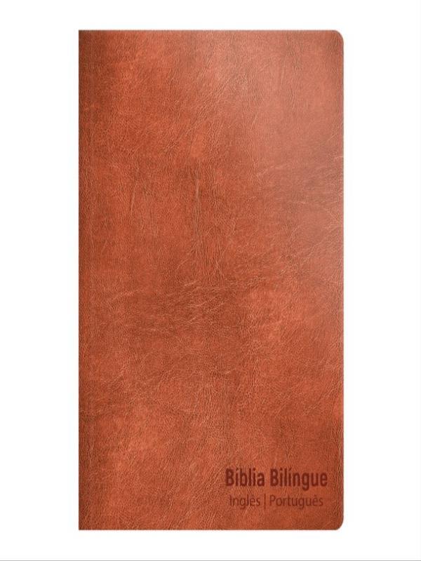 BíBlia Nvt BilíNgue - Luxo - Avelã