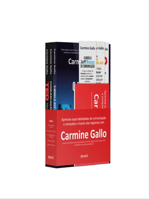 Combo Carmine Gallo: Aprimore Suas Habilidades de Comunicação e Conquiste o Mundo dos NegóCios - 1ª