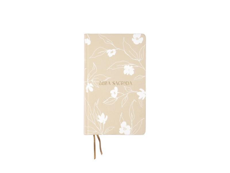 The Purpose Book: BíBlia de Anotação, A21, Capa Dura com Tecido, Flores