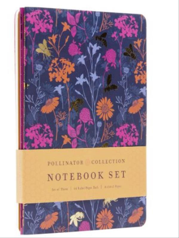 Pollinators Sewn Notebook Collection - Set Of 3