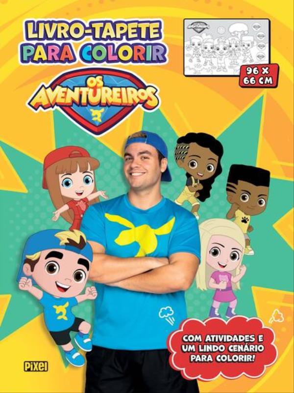 Livro-Tapete de Colorir os Aventureiros - Luccas Neto