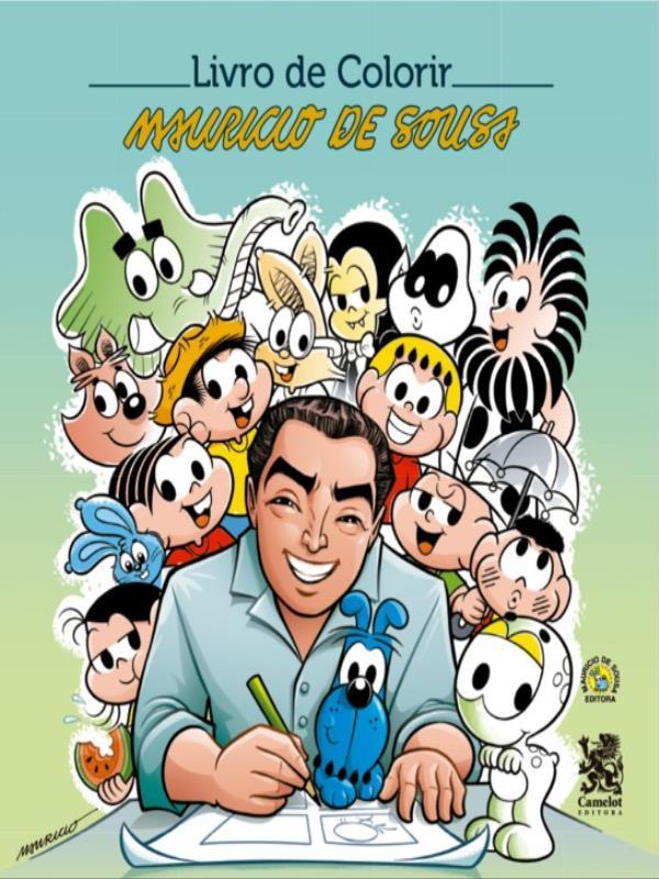 Mauricio de Sousa Livro para Colorir
