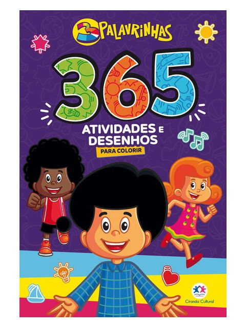 3 Palavrinhas - 365 Atividades e Desenhos para Colorir