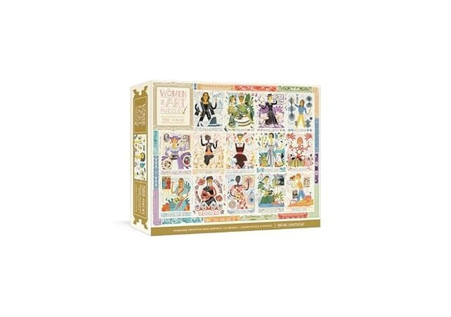 Women In Art Puzzle - Fearless Creatives Who Inspired The World - 500-Piece Jigsaw Puzzle And Poster