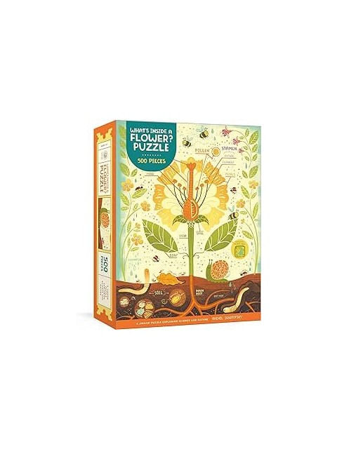 What'S Inside a Flower? - Exploring Science And Nature - 500-Piece Jigsaw Puzzle