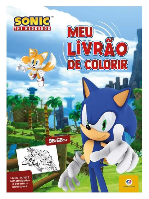 Sonic - Meu Livrão de Colorir