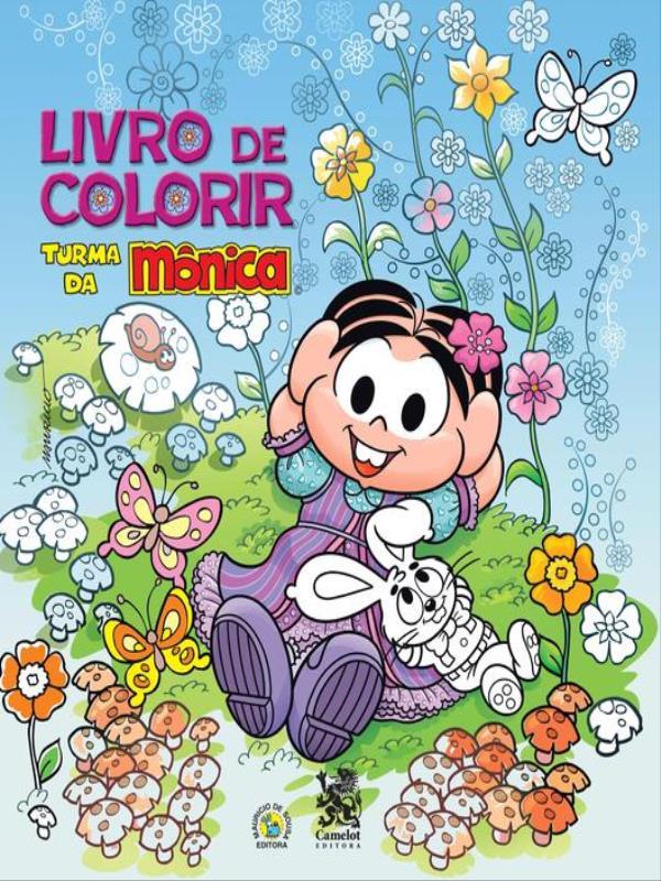 Turma da MôNica Livro para Colorir