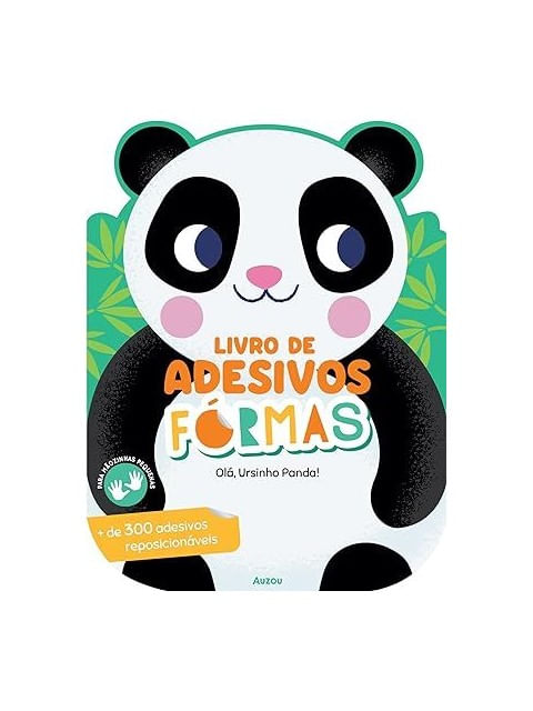 Livro de Adesivos Formas: Olá, Ursinho Panda!