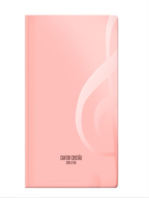 Cantor Cristão de Bolso com Letra Brochura Candy Rosa
