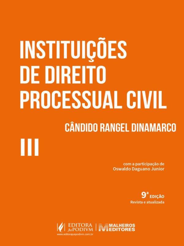 InstituiçõEs de Direito Processual - 2024 - Vol. 3