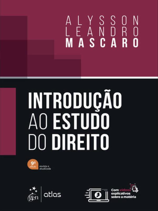 Introdução ao Estudo do Direito - 9ª Edição 2024