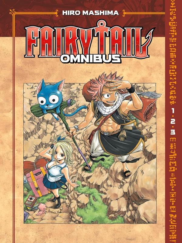 Capa do livro Fairy Tail - Omnibus - Vol. 1 - Includes Vols. 1-2-3 de Hiro Mashima