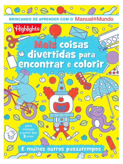 Mais Coisas Divertidas para Encontrar e Colorir - Livro 2
