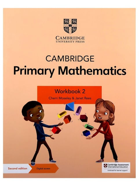 Capa do livro Cambridge Primary Mathematics 2 - Workbook With Digital Access de Cherri | Rees Janet Moseley