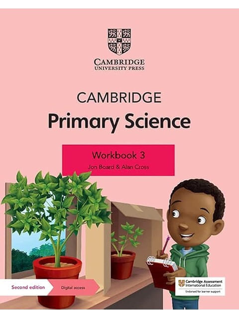 Capa do livro Cambridge Primary Science 3 - Workbook With Digital Access de Jon | Cross Alan Board