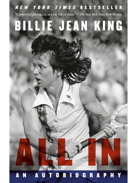 Capa do livro All In - An Autobiography de Maryanne | King Billie Jean | Howard Johnette Vollers