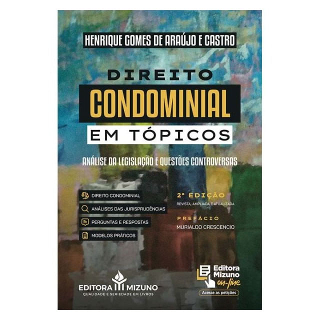 Capa do livro Direito Condominial em TóPicos de Henrique Gomes de AraúJo e Castro