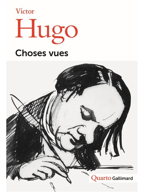 Capa do livro Choses Vues de Victor Hugo