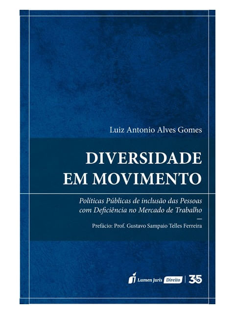 Capa do livro Diversidade em Movimento - 2024 de Luiz Antonio Alves Gomes