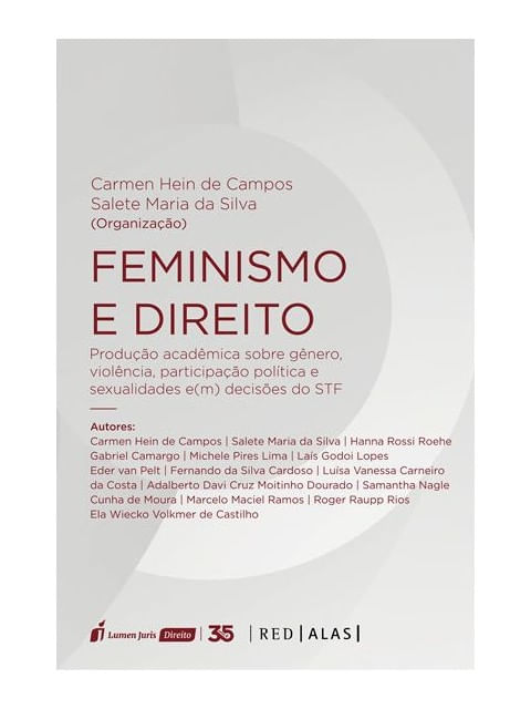 Capa do livro Feminismo e Direito - 2024
