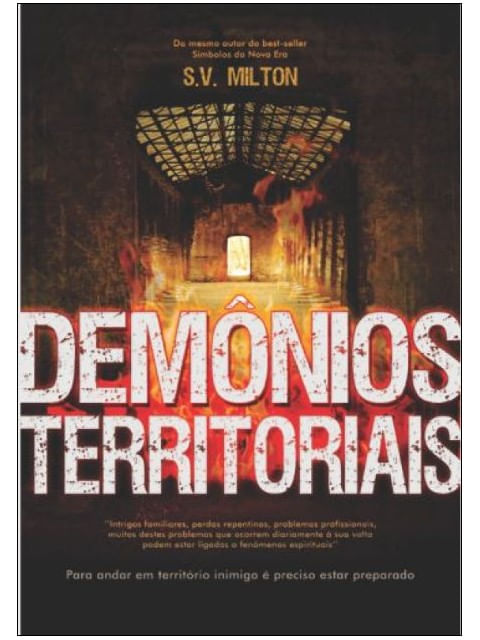 Capa do livro DemôNios Territoriais de S. V. Milton