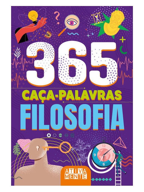 Capa do livro 365 Caça-Palavras - Filosofia de Ciranda Cultural