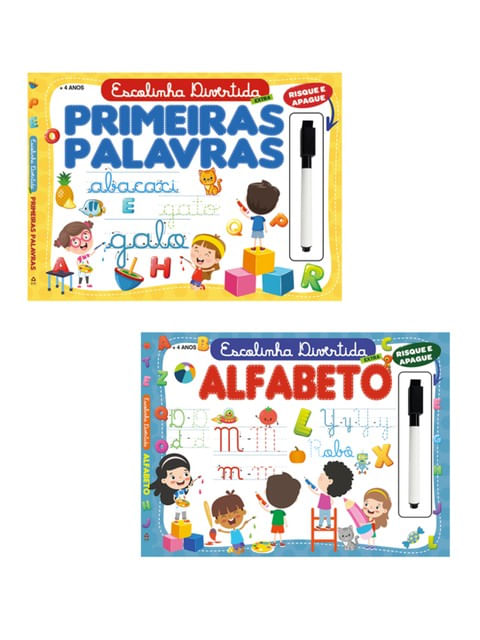 Capa do livro Combo Escolinha Divertida Extra - Kit com 2 Lousinhas