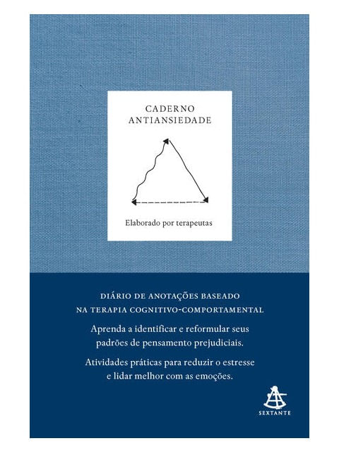 Capa do livro Caderno Antiansiedade de Therapy Notebooks