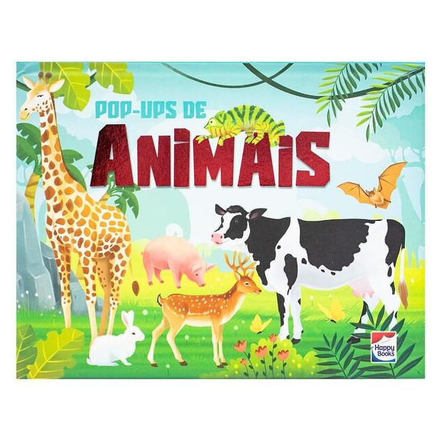 Capa do livro EspetáCulo Pop-Up! Animais de Mammoth World