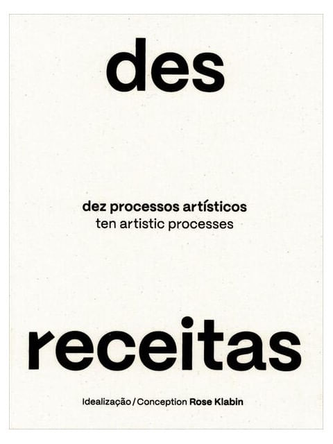 Capa do livro Desreceitas - Dez Processos ArtíSticos