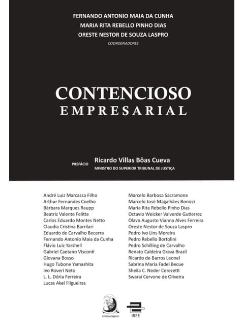 Capa do livro Contencioso Empresarial