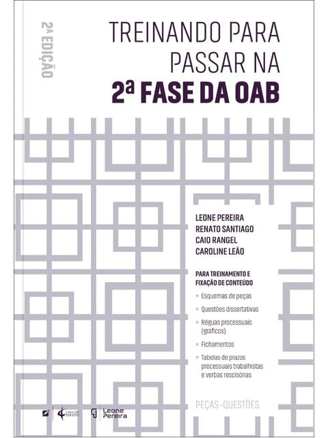 Treinando para Passar na 2ª Fase da Oab - 2024