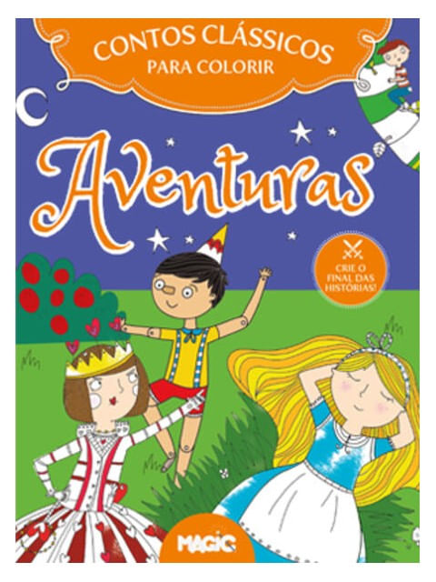 Capa do livro Aventuras para Colorir de Magic Kids