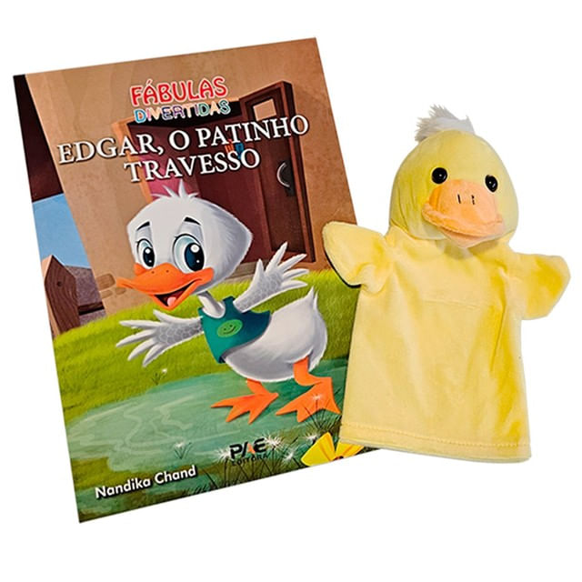 Capa do livro FáBulas Divertidas - Edgar, o Patinho Travesso de Nandika Chand