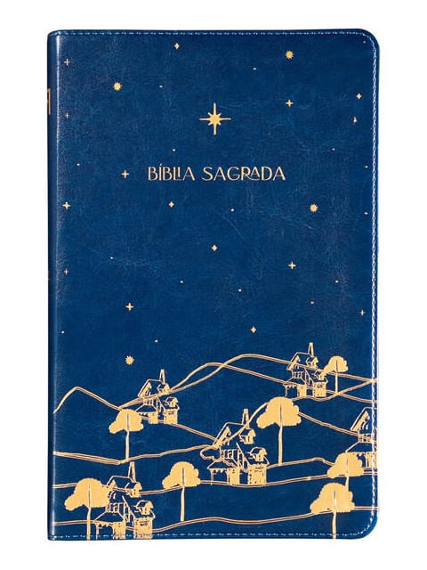 The Purpose Book: BíBlia Sagrada, A21, Capa Luxo Azul, Reino