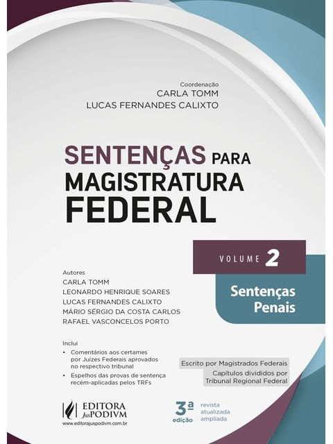 Sentenças para Magistratura Federal - Sentenças Penais - 2025 - Vol. 2