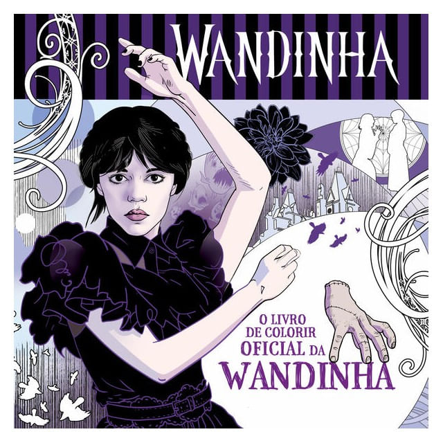 O Livro de Colorir Oficial da Wandinha