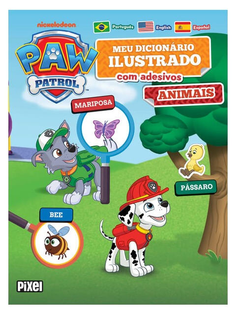 Meu Primeiro DicionáRio de Adesivos: Animais/ Patrulha Canina