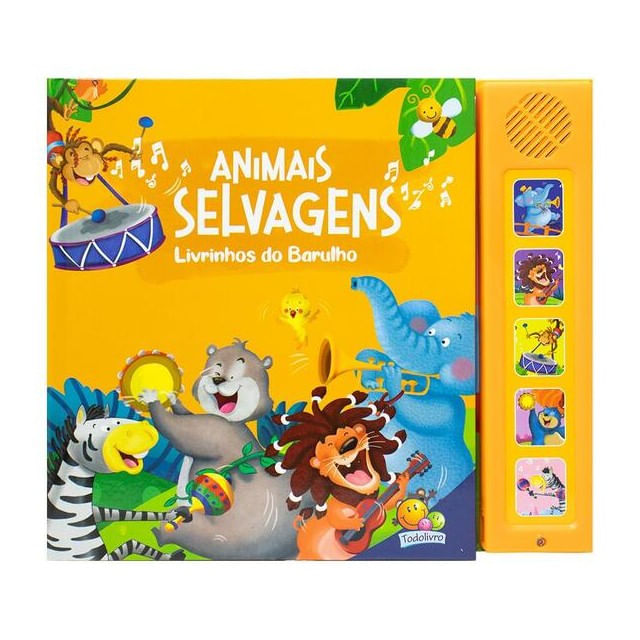 Livrinhos do Barulho! Animais Selvagens