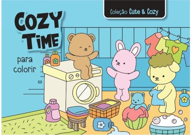 Capa do livro Cozy Time - Livro para Colorir