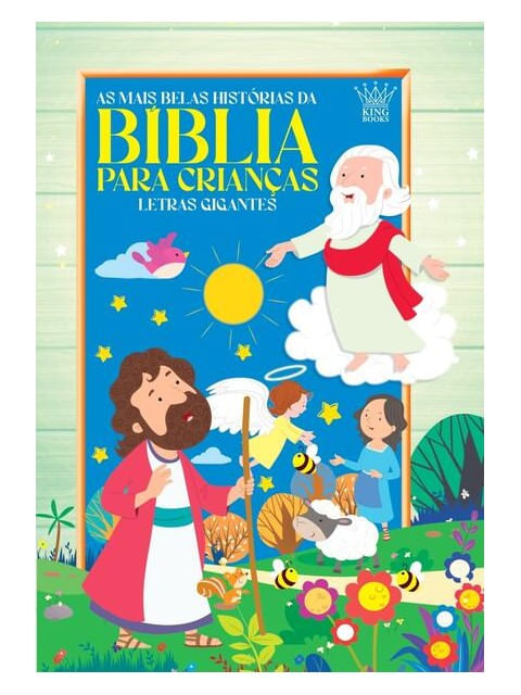 BíBlia Infantil Letras Grandes - as Mais Belas HistóRias da BíBlia para Crianças