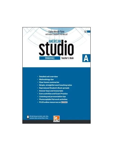 American Studio Elementary - Teacher'S Book a + e-Zone Resources + Media App