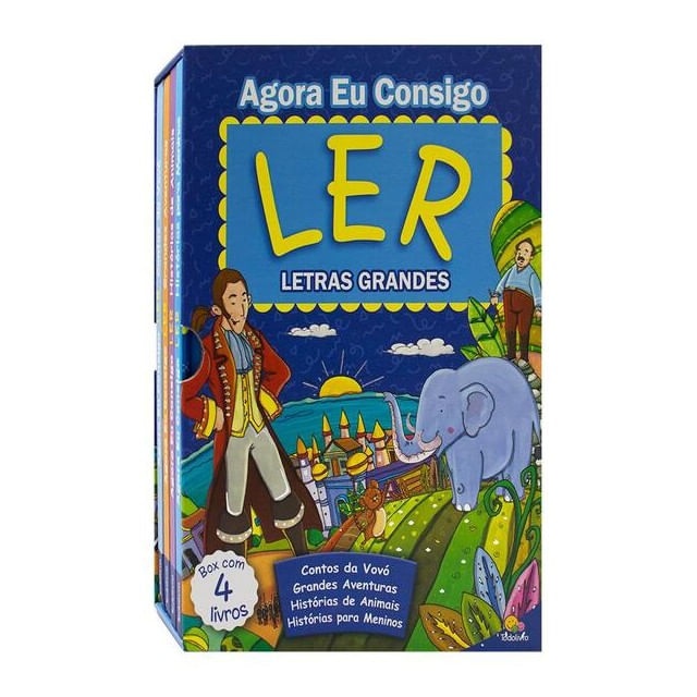 Capa do livro Agora Eu Consigo Ler Ii: (Azul) Box (4t/4und.) de Mammoth World