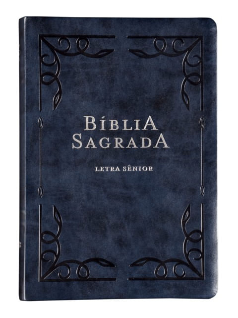 BíBlia Nvi, Letra SêNior, Capa Luxo Azul, Leitura Perfeita