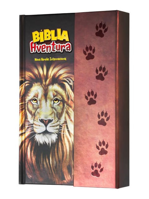 BíBlia Aventura para Crianças Nvi, Capa Dura com Fechamento em íMã, Leão, Leitura Perfeita