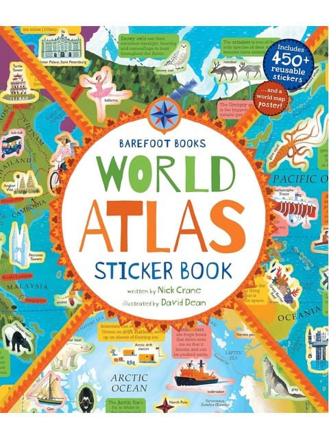 Barefoot Books World Atlas Sticker Book