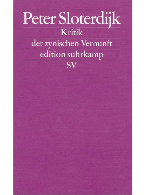 Kritik Der Zynischen Vernunft