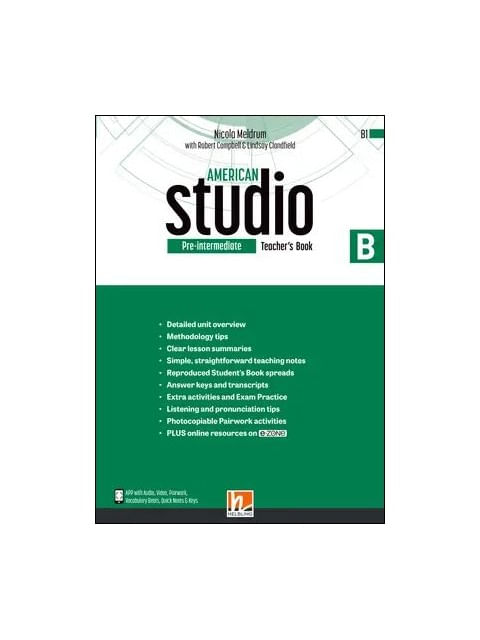 American Studio Pre-Intermediate - Teacher'S Book B + e-Zone Resources + Media App