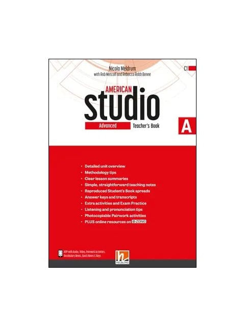 American Studio Advanced - Teacher'S Book a + e-Zone Resources + Media App