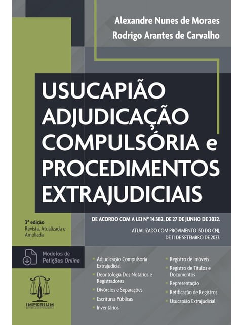 Usucapião, Adjudicação CompulsóRia e Procedimentos Extrajudiciais - 2025